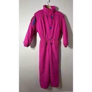 Obermeyer Ski Suit One Piece Ladies Size 10 Snowsuit Vtg Retro 90s & Accessories